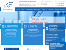 Tablet Screenshot of medicenter.pl